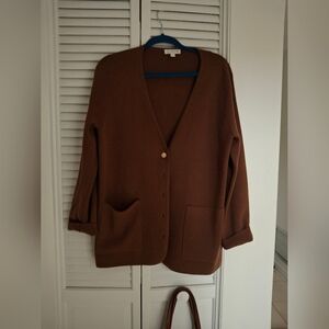 J. Crew Brown Women's Cardigan Sweater